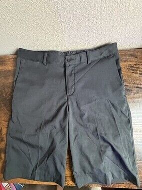 Nike Golf Dri-FIT Tour Performance Boys Flat Front Shorts Black Size Large